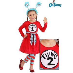 Dr. Seuss‎ Thing 1 & 2 Toddler Girls Costume - Size 4T